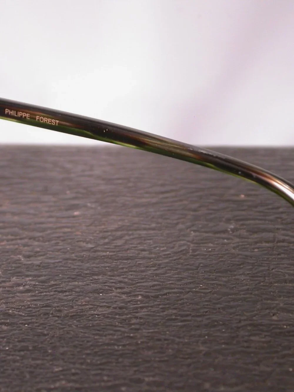 Sama Philippe Green Tortoise Stripe Eyeglasses Frames Made in Japan